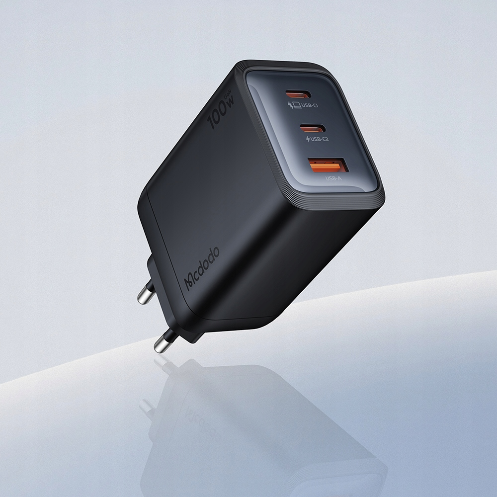 MCDODO CH-0120 GaN Serisi 100 W 2C1A Mini GaN EU Plug Şarj Cihazı Mor
