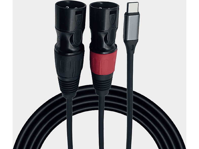 DJ PRO SC-2X 2MTR Type C-2 X XLR Erkek Hazır Kablo