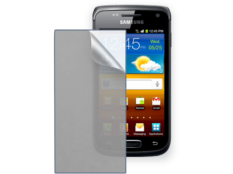 SCHITEC Samsung W (2018) Uyumlu Dış Ekran Mat Hidrojel Ekran Koruyucu