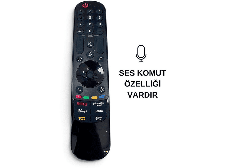 ELECTROON LG Uyumlu MR-23GA Air Mouse Özellikli - Ses Komutlu Kumanda
