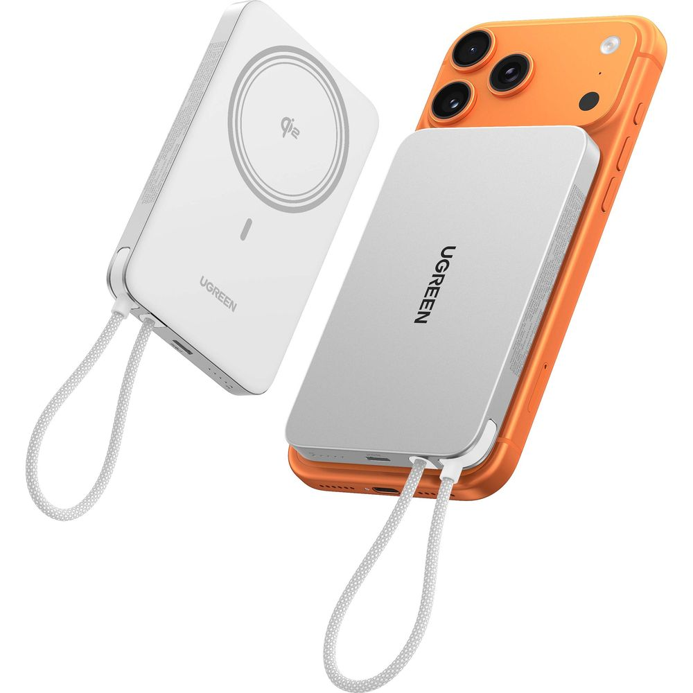 Powerbank magnetyczny UGREEN PB570 10000mAh 30W Biały