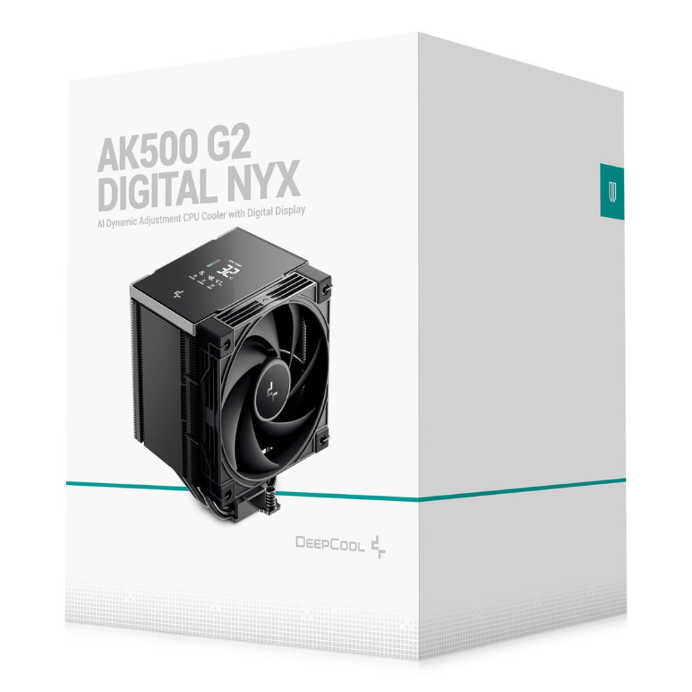 Opakowanie produktu chłodzenia CPU AK500 G2 Digital Nyx od DeepCool.
