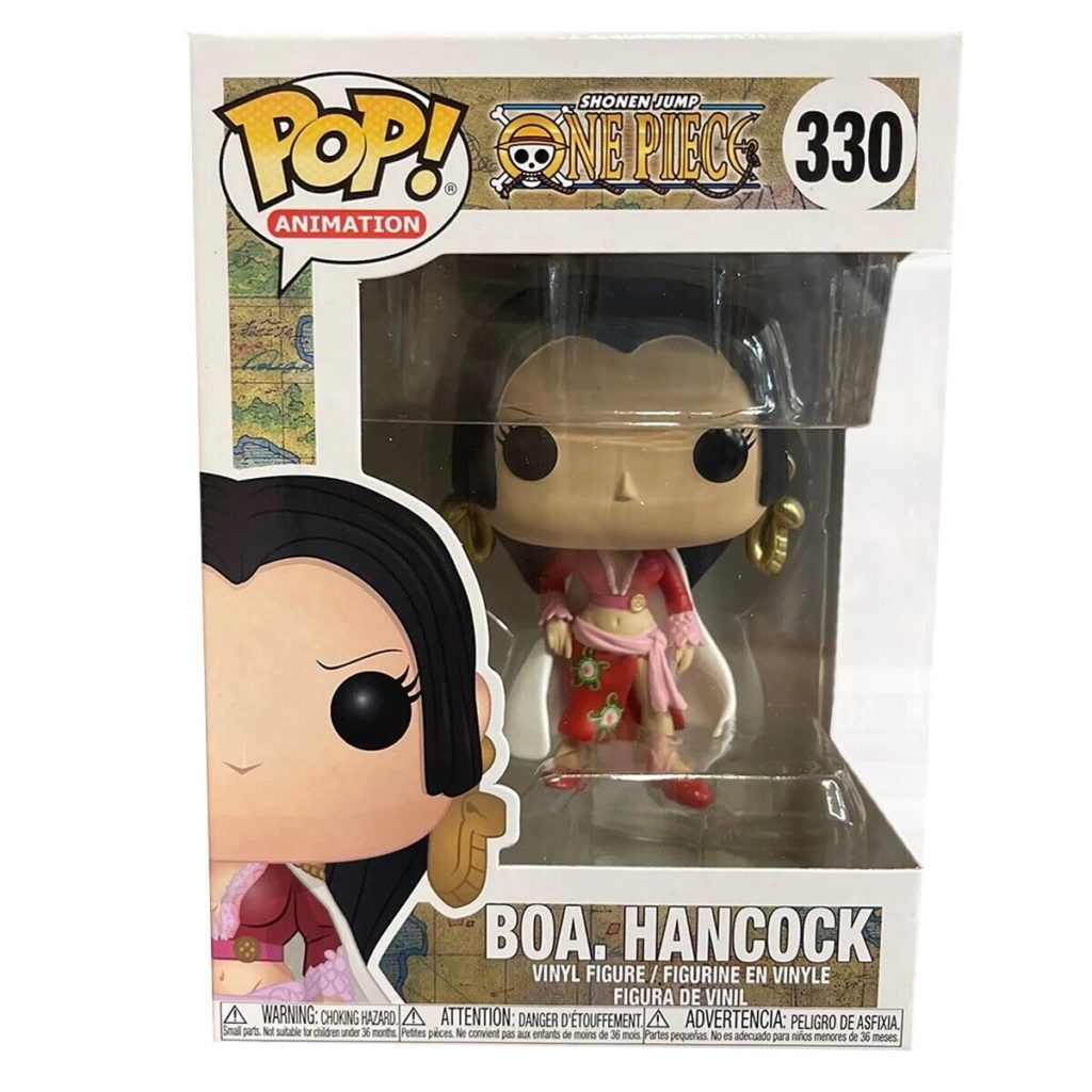 Figure in vinile Funko Pop di Boa Hancock da One Piece nella sua scatola.