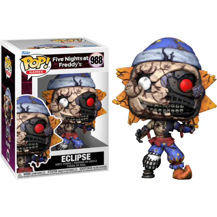 Figura de vinilo Funko Pop de Eclipse de Five Nights at Freddy's con caja.