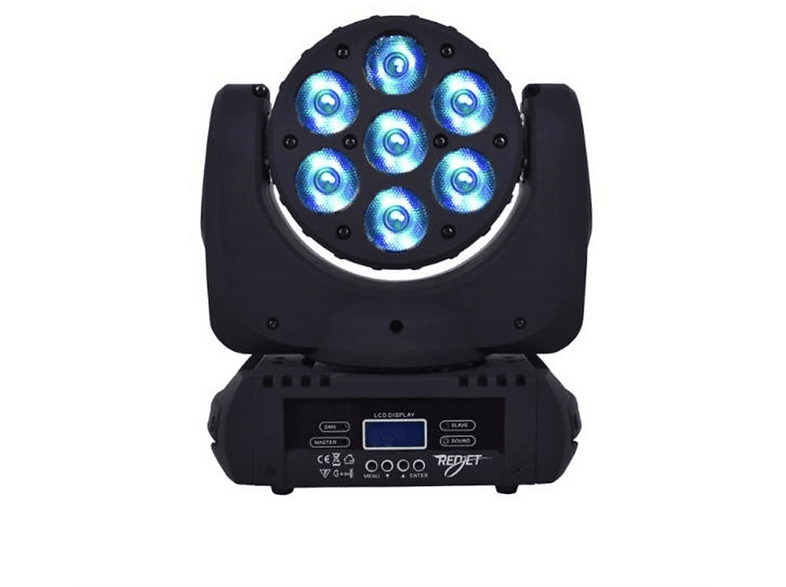 REDJET Dj Wash 712 7x12W 120 Watt Led Robot Işık Fiyat & Özellik