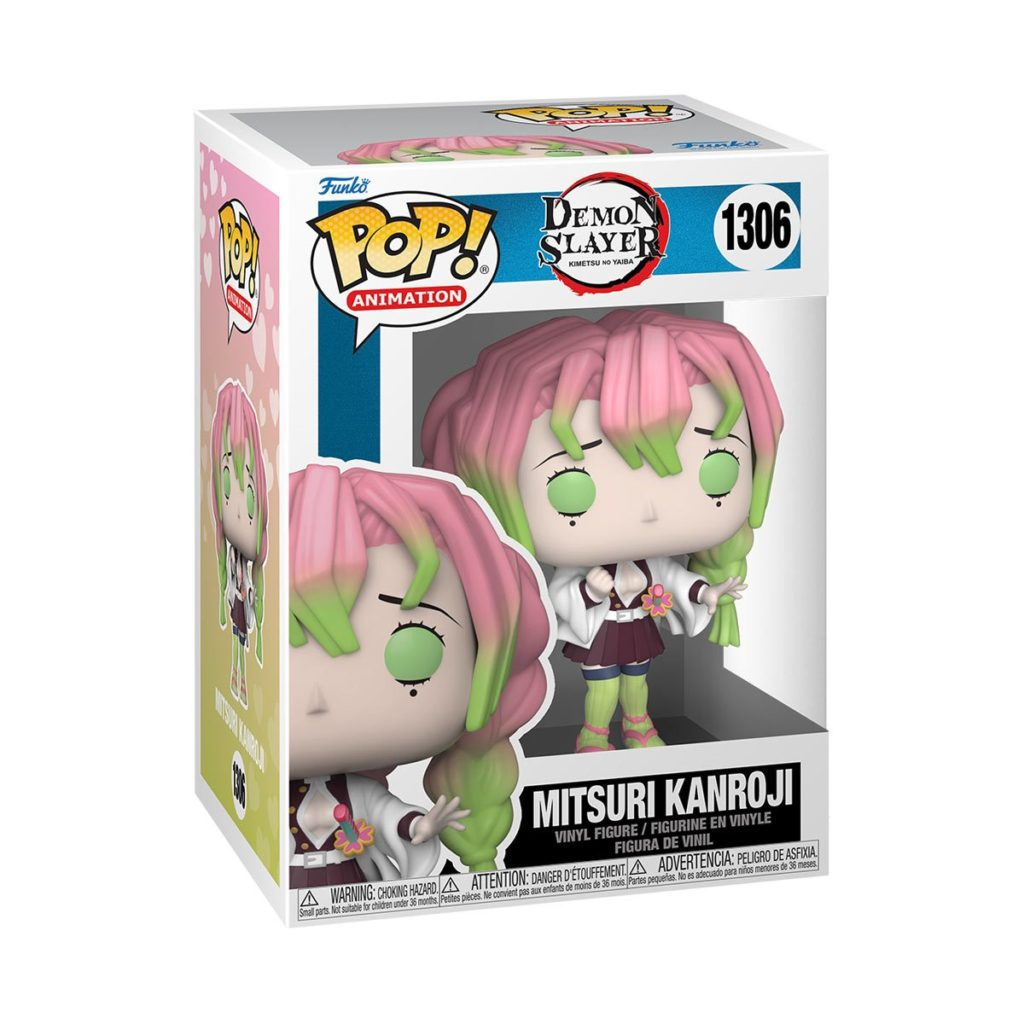 Funko Pop Animation Demon Slayer Mitsuri Kanroji Vinylfigur in Box.