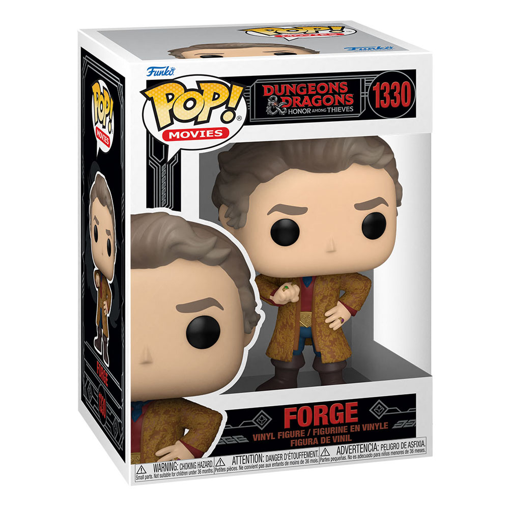 Funko Pop Vinyl Figur von Forge aus Dungeons and Dragons, Nummer 1330, in seiner originalen Verpackung.