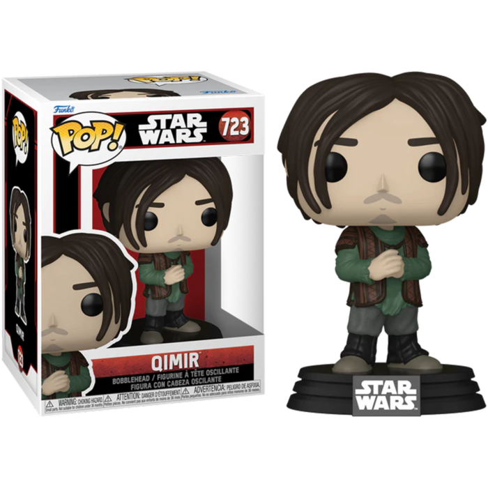 Figura y caja de Funko Pop Star Wars Qimir.