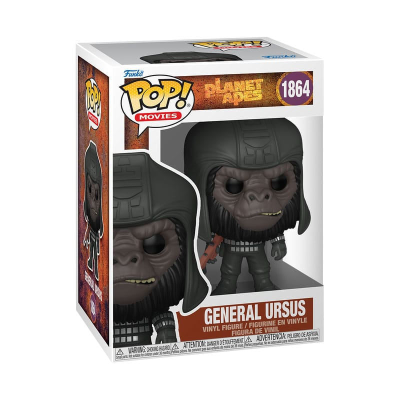 Figura Funko Pop de General Ursus de El planeta de los simios en caja.