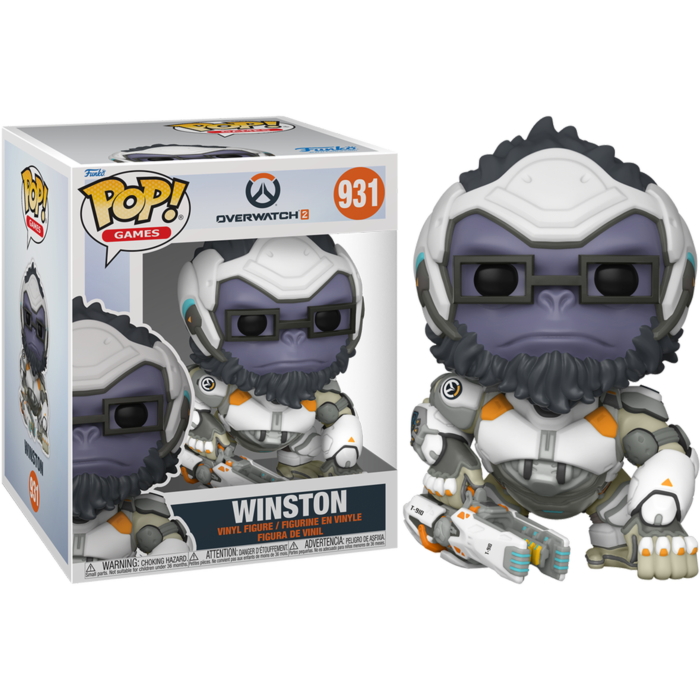 Winston Funko Pop Vinyl Figur aus Overwatch 2 mit Box.