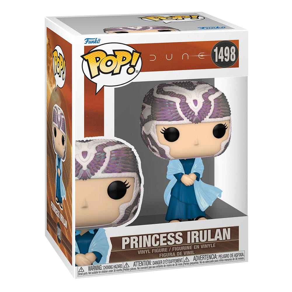Figurka Funko Pop przedstawiająca księżniczkę Irulan z Dune w pudełku.