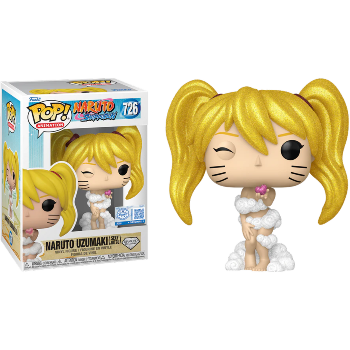 Naruto Uzumaki Sexy Jutsu Funko Pop Figur mit Box.