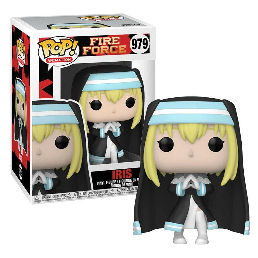 Figura de vinilo coleccionable Pop! Animation Iris con su embalaje.