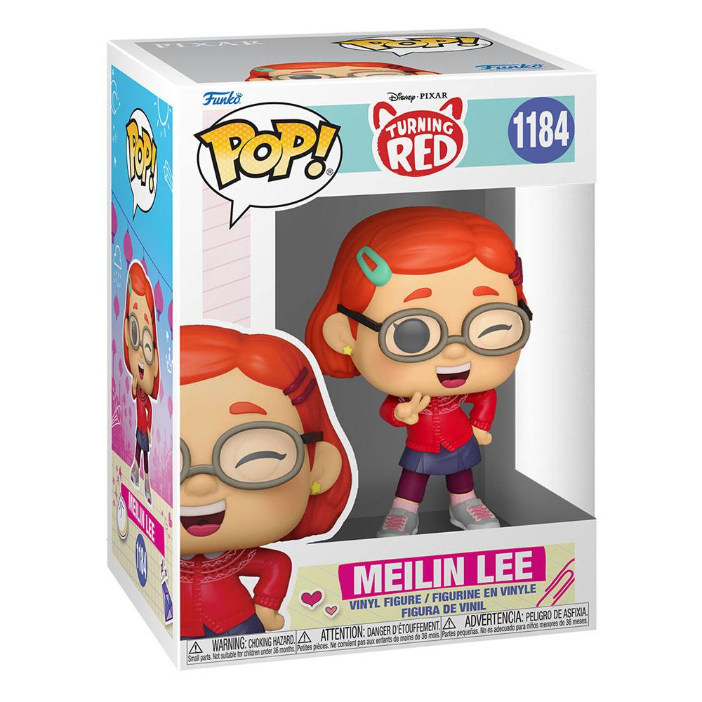 Figura de vinilo Funko Pop de Meilin Lee de Turning Red en su caja.