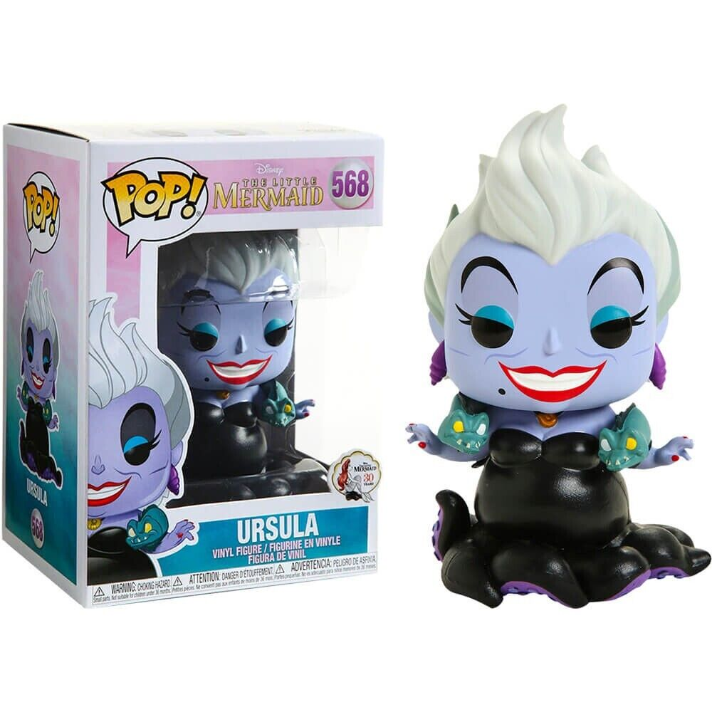 Ursula Funko Pop Figur mit Box aus Die kleine Meerjungfrau.