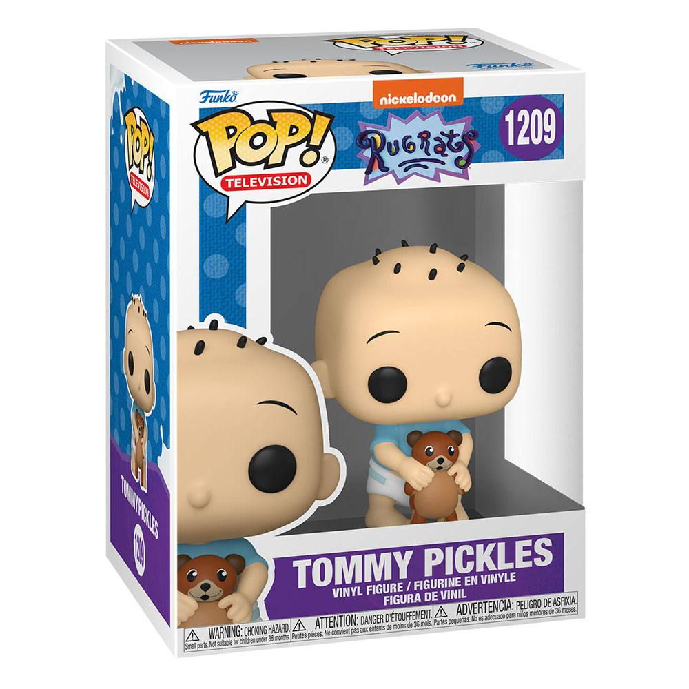 Figurine en vinyle Funko Pop Tommy Pickles dans une boîte sur le thème de Reptar.