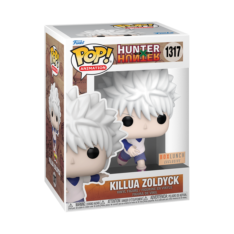 Action figure in vinile Pop di Killua Zoldyck in scatola esclusiva BoxLunch.