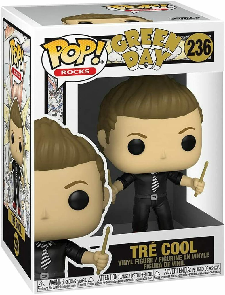 Pop! Rocks Green Day Tre Cool Vinylfigur in Originalverpackung.
