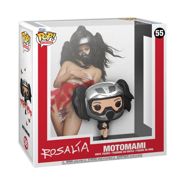 Figura de vinilo Funko Pop Albums de Rosalía en el empaque de Motomami.