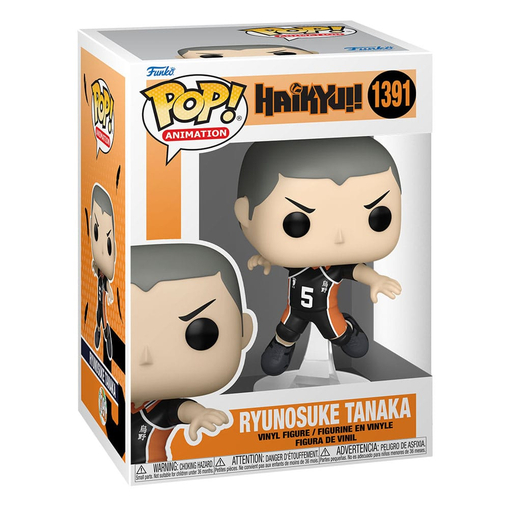Funko Pop Figur von Ryunosuke Tanaka aus Haikyu!! in Box mit Nummer 1391.