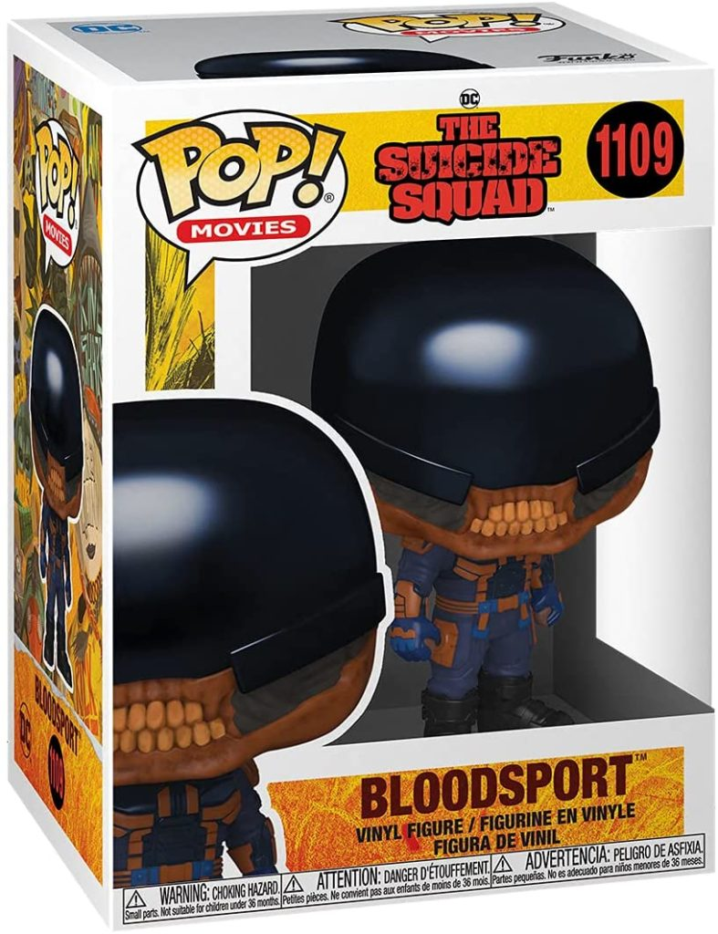 Bloodsport Pop! Vinylfigur in einer Sammlerbox aus dem Film The Suicide Squad.