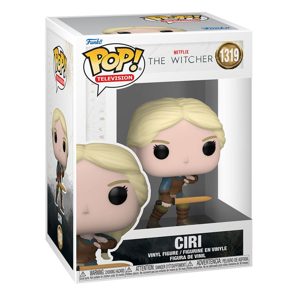 Funko Pop Ciri Vinyl-Figur aus The Witcher in der Originalverpackung.