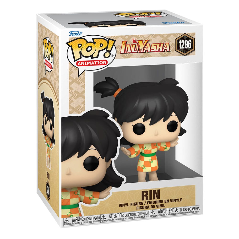 Funko Pop Animationsfigur von Rin aus Inuyasha in Box.