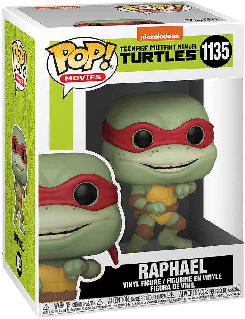 Funko Pop Vinyl Figur von Raphael aus Teenage Mutant Ninja Turtles in Verpackung.