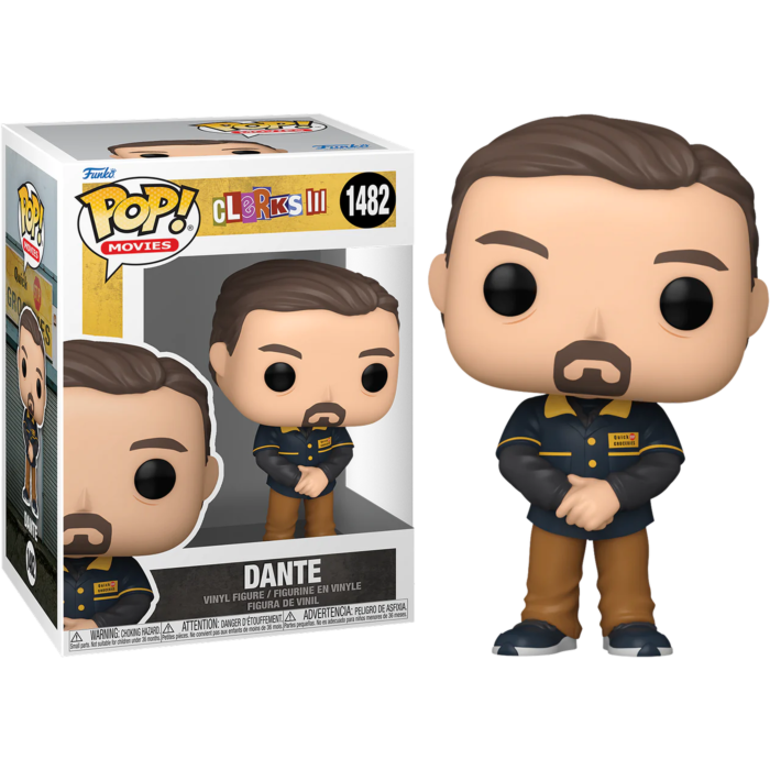 Figurka winylowa Funko Pop Dante z Clerks III z pasującym pudełkiem.