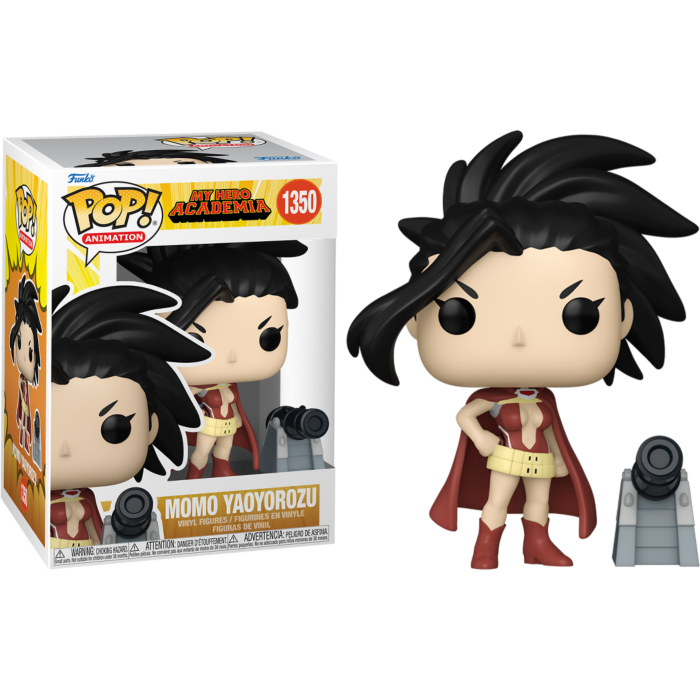 Momo Yaoyorozu Funko Pop Figur mit Box aus My Hero Academia.