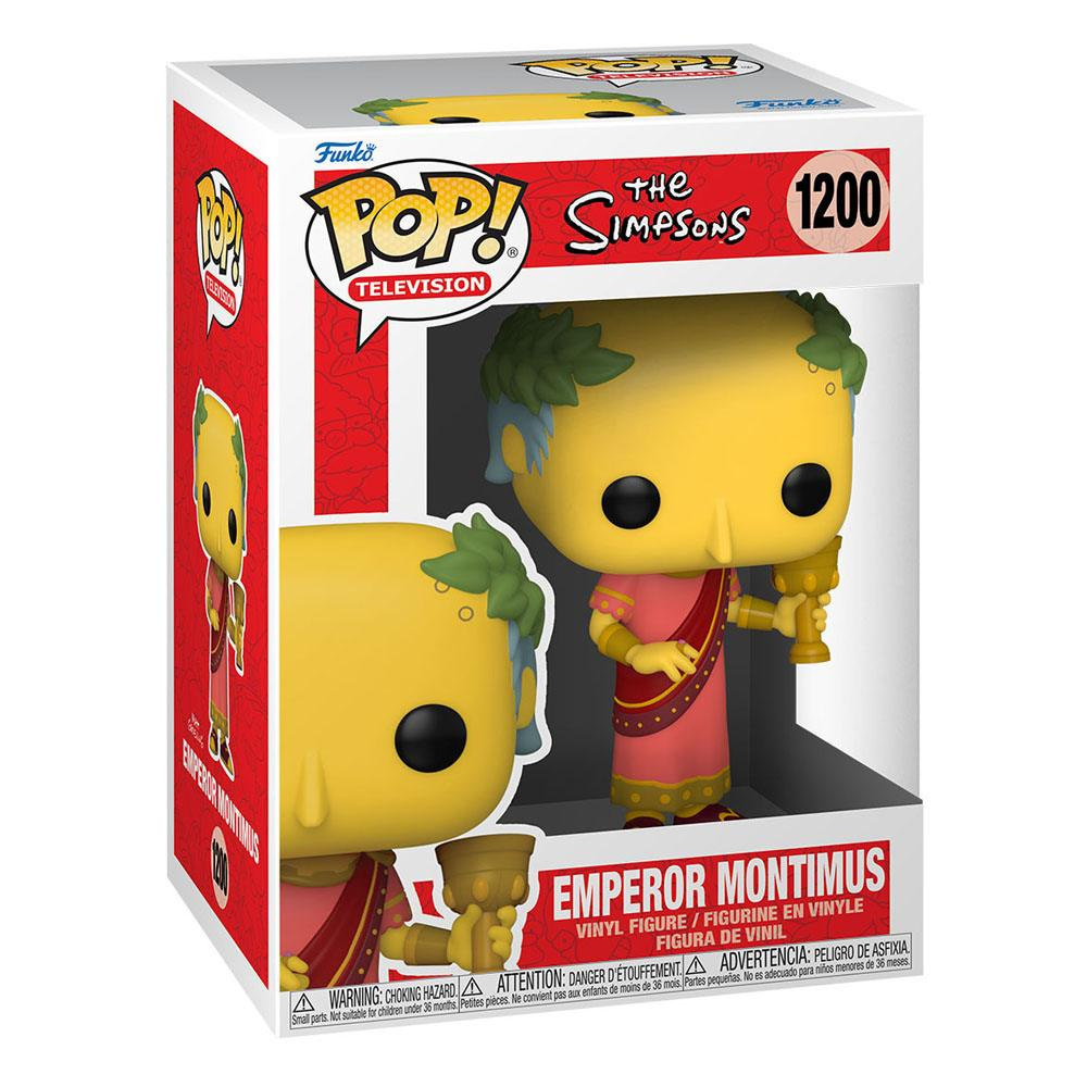 Figurka winylowa Funko Pop Emperor Montimus w czerwono-białym pudełku.