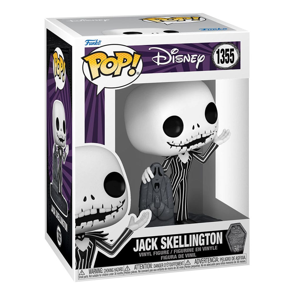 Funko Pop Jack Skellington Vinyl-Figur in Originalverpackung.
