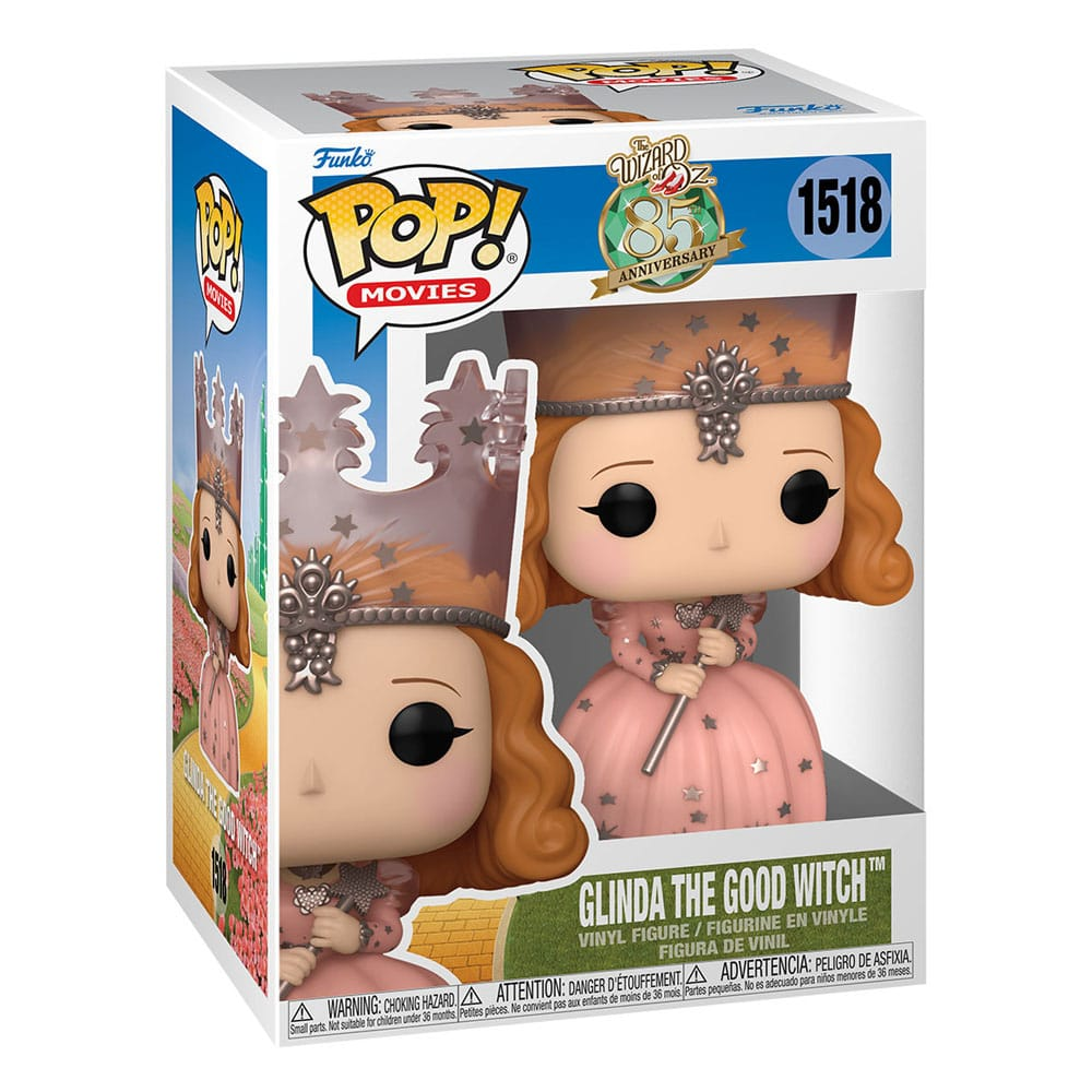 Funko Pop Figur von Glinda der guten Hexe aus Der Zauberer von Oz in Originalverpackung.