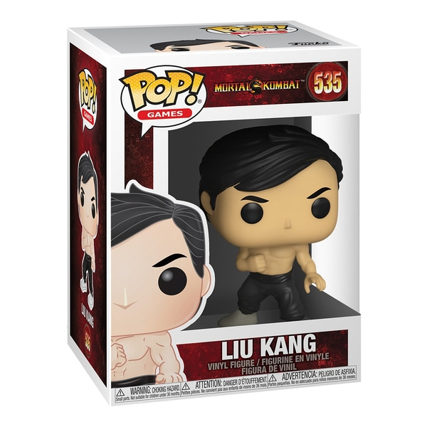Funko Pop Spiele Figur von Liu Kang aus Mortal Kombat in Originalverpackung.