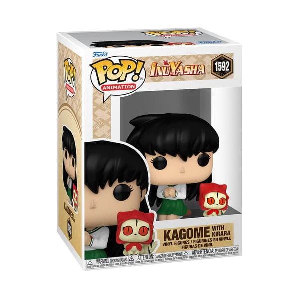 Figura Funko Pop de Kagome con Kirara de Inuyasha en su caja original.