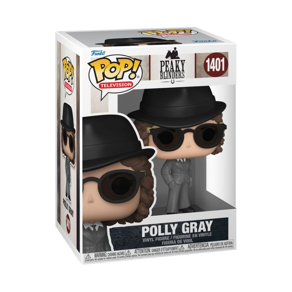 Funko Pop Vinylfigur von Polly Gray aus Peaky Blinders in einer Box.