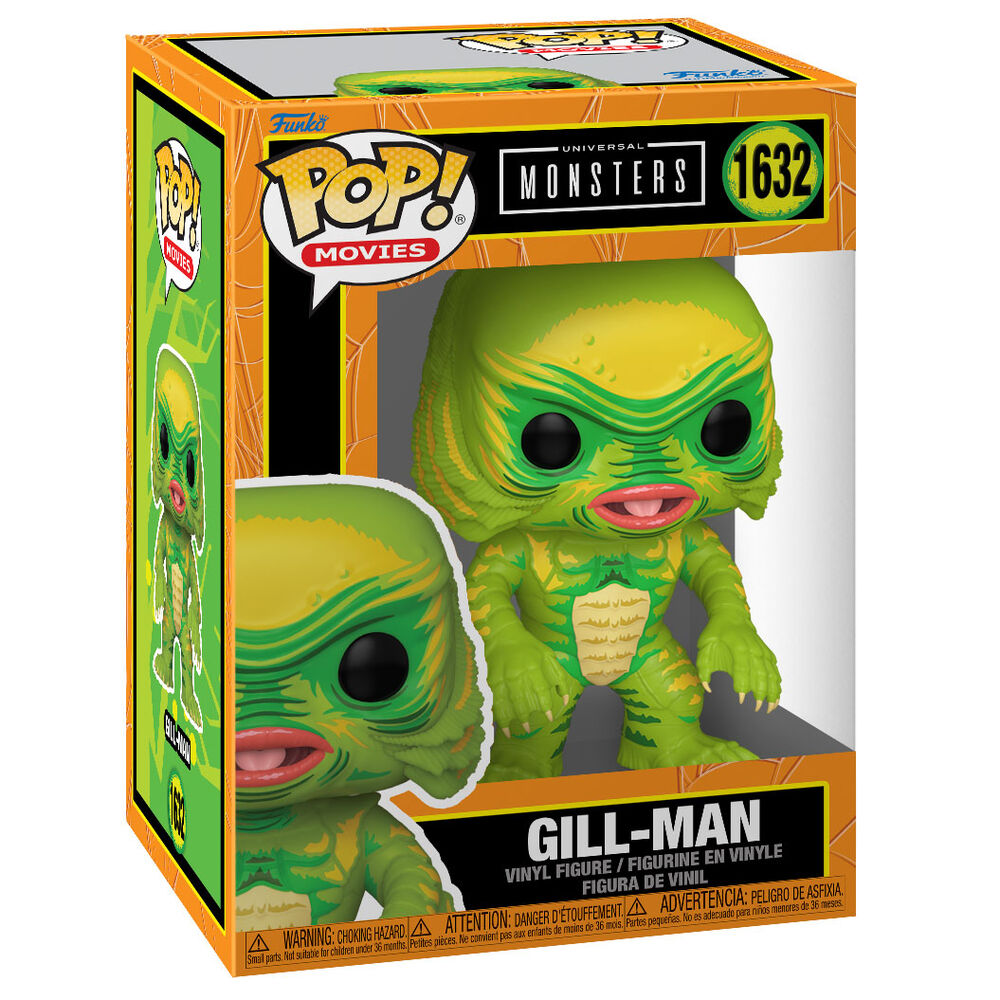 Figura de vinilo Funko Pop Universal Monsters Gill-Man en caja.
