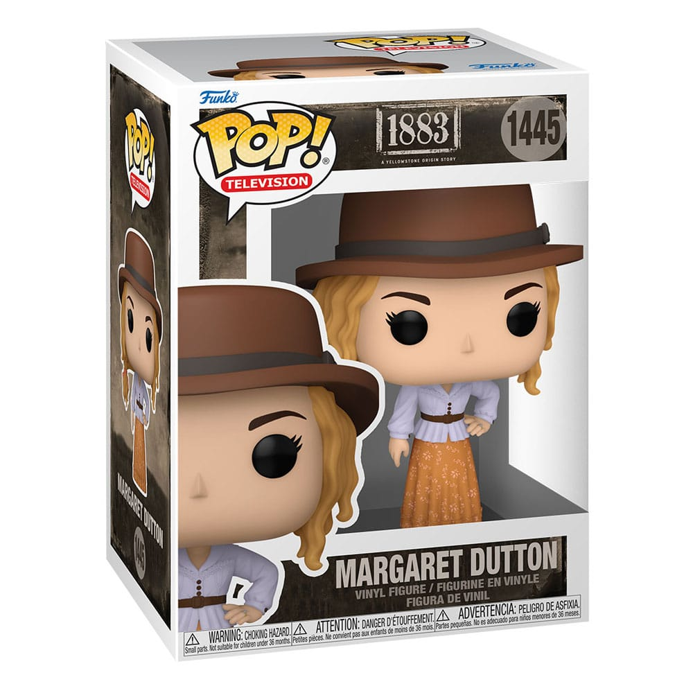 Funko Pop Vinyl Figur von Margaret Dutton aus 1883 in Fensterbox.