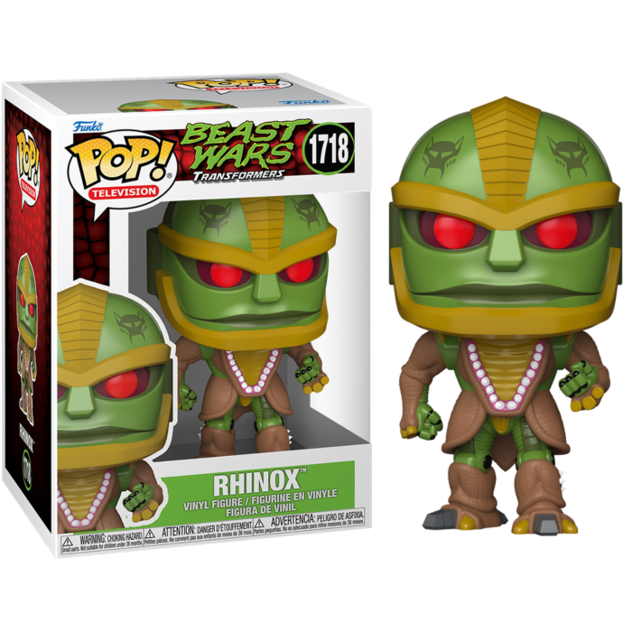 Figura de vinilo Rhinox Pop! con su caja.