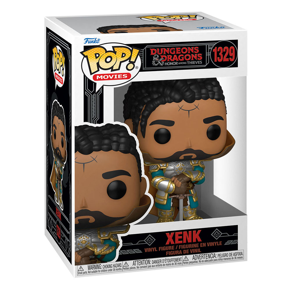 Funko Pop Xenk Vinyl-Figur aus Dungeons and Dragons in Verpackung.