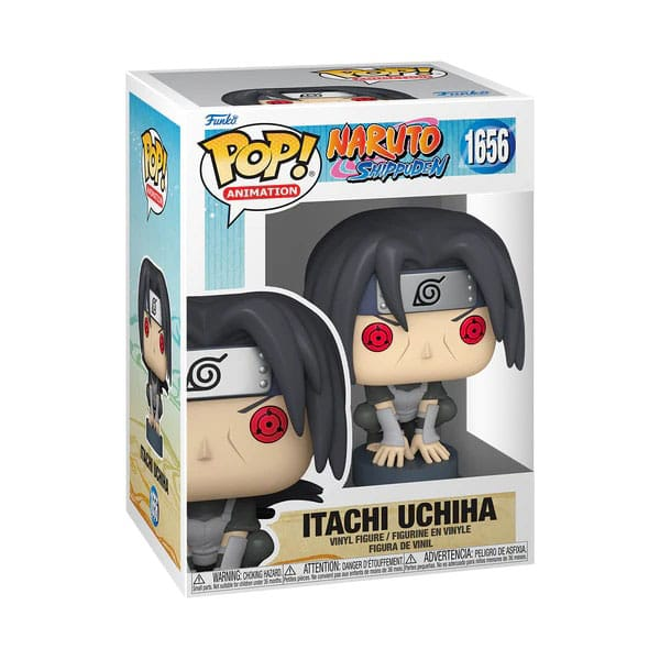 Figurka winylowa Funko Pop przedstawiająca Itachiego Uchihe z Naruto Shippuden w pudełku.