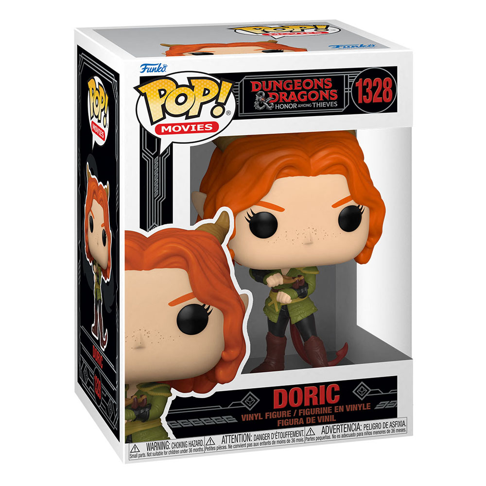 Funko Pop! Figur von Doric aus Dungeons and Dragons in ungeöffneter Originalverpackung.