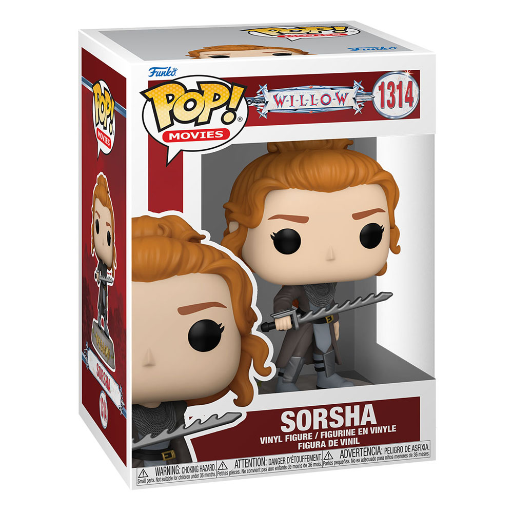 Figurka winylowa Funko Pop Sorsha w oryginalnym pudełku z motywem filmu Willow.