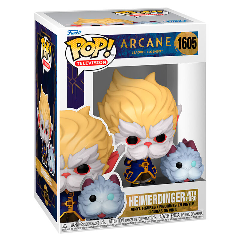 Funko Pop Heimerdinger mit Poro Vinylfigur in Originalverpackung.