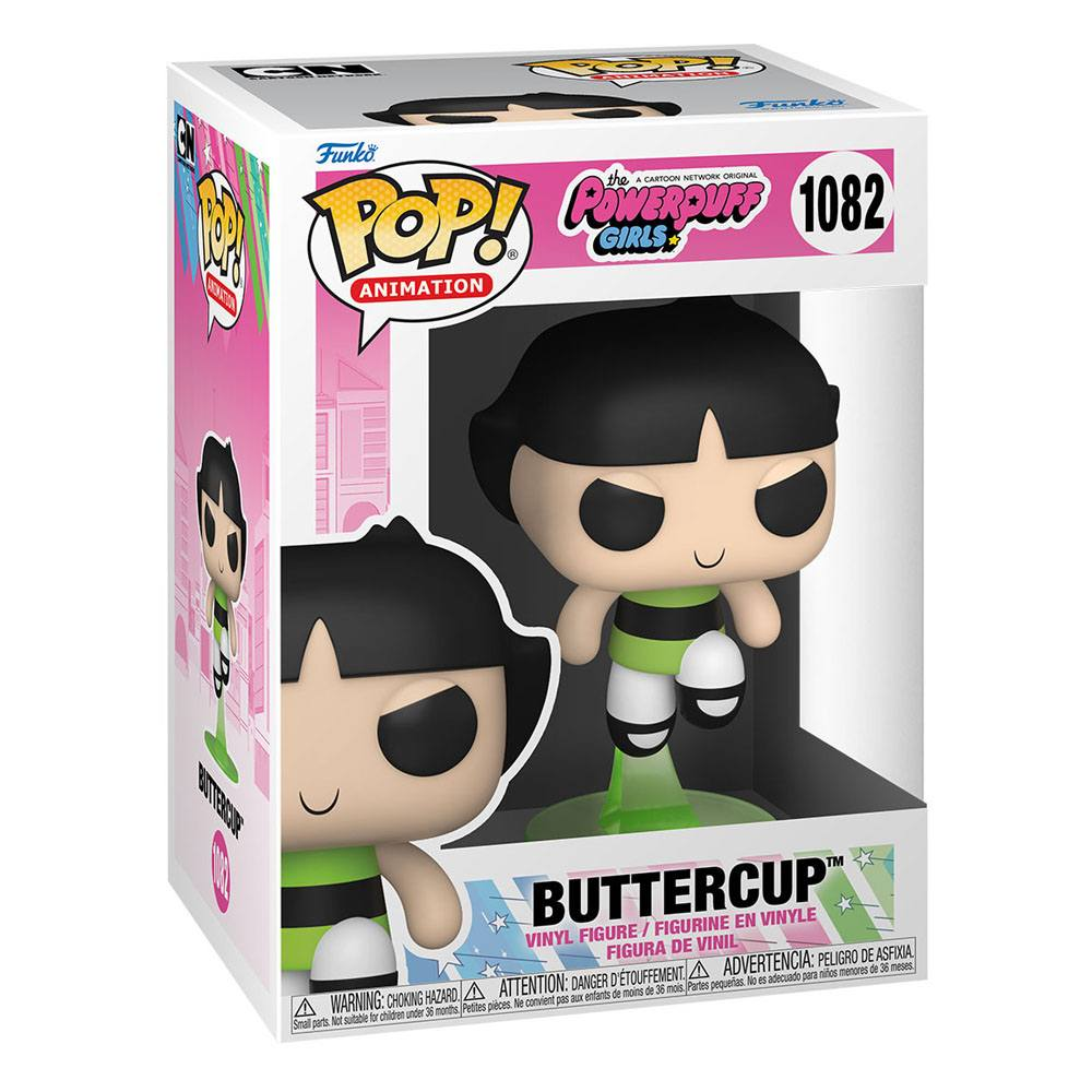 Figura de vinilo Buttercup Funko Pop dentro de una caja de Powerpuff Girls.