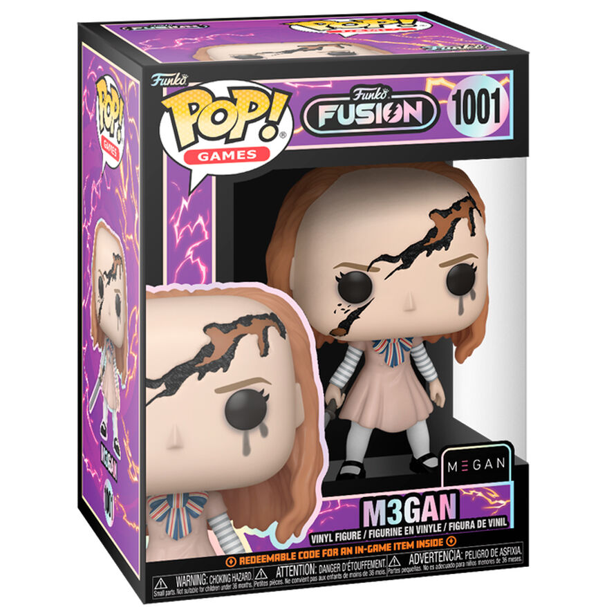 Kolekcjonerska figurka winylowa Funko Pop przedstawiająca M3GAN.