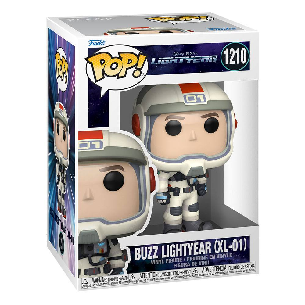 Winylowa figurka Funko Pop 1210 przedstawiająca Buzz Lightyear XL-01 w białym i niebieskim pudełku kolekcjonerskim.