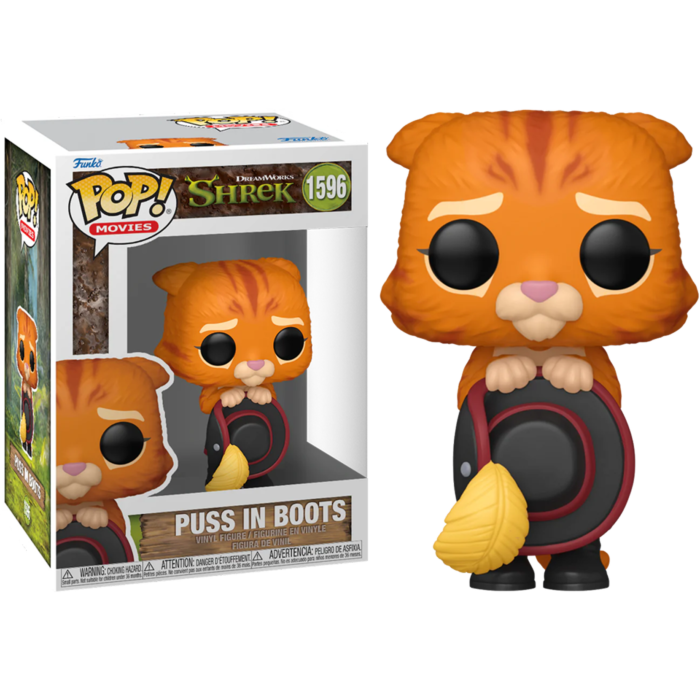 Figurka winylowa Funko Pop Kot w Butach z kapeluszem i opakowaniem.