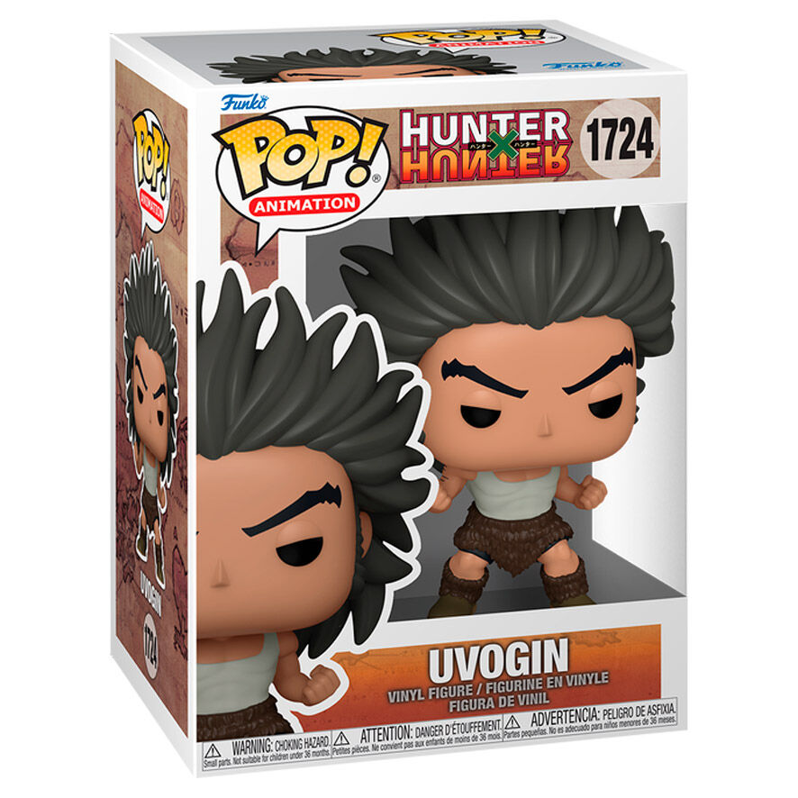 Figura de vinilo Funko Pop Uvogin de Hunter x Hunter en caja.