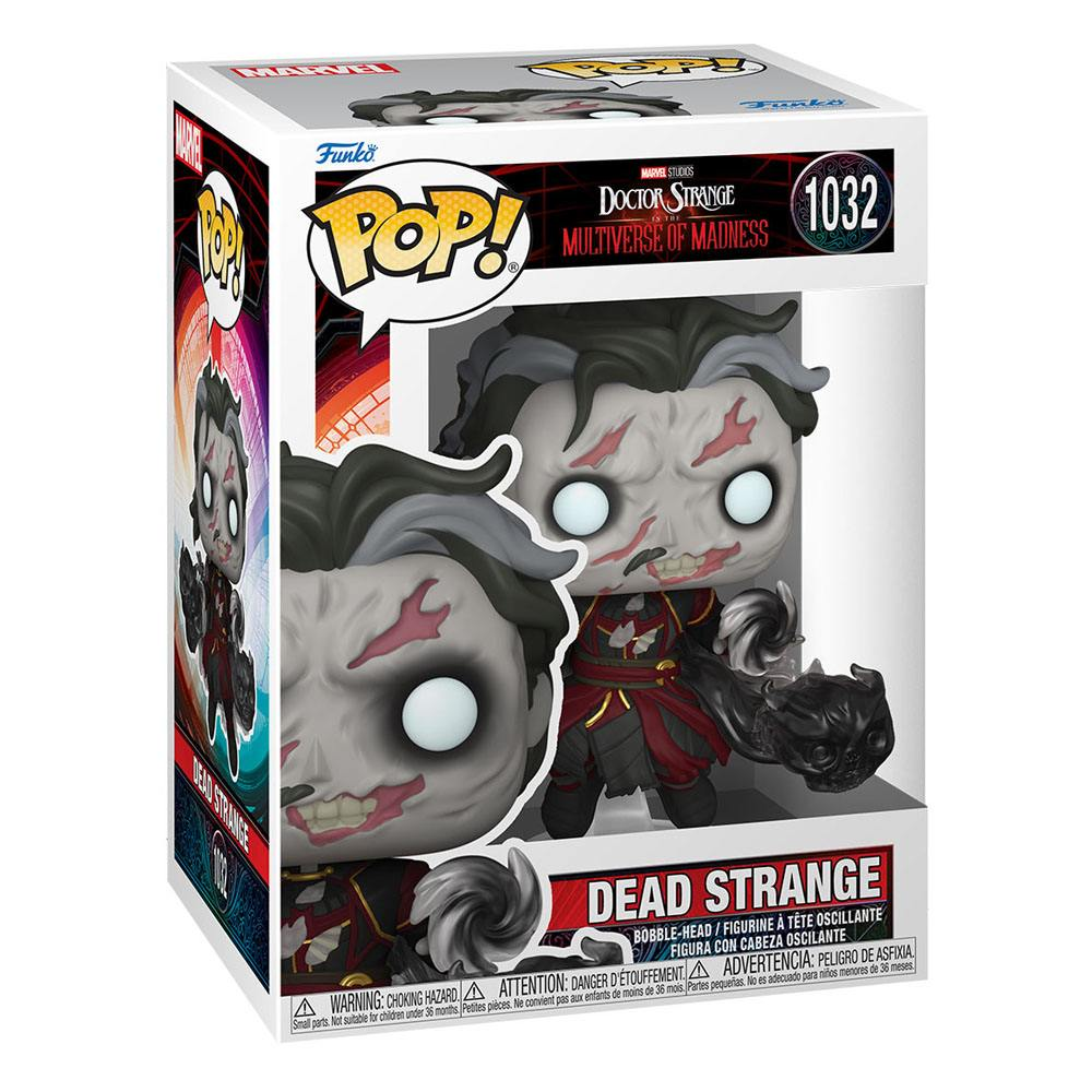 Action figure Funko Pop di Dead Strange da Doctor Strange, in scatola da collezione.
